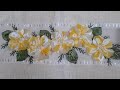 Flores de cetim para aplicação em toalhas. Fita tingida
Modelo 8