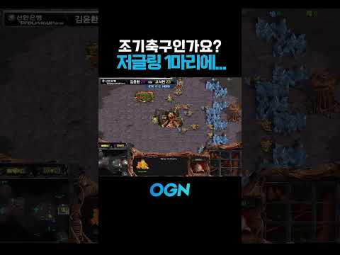 멘탈 나가는 저글링 1마리 드리볼