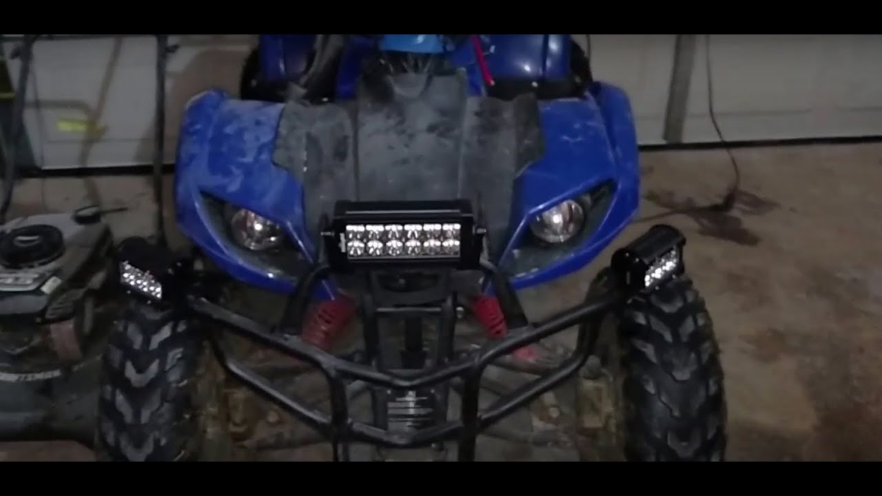 Part 6 - ATV Technology package upgrade - Putting Chinese  LED lights on a Chinese ATV.
