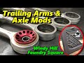 SNS 303: Aluminum Control Arms, Front Axle Mods, WHF Machinist Square, Fireball Tool Squares