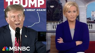 ‘I can’t unsee that’: Mika reacts to Trump’s odd ‘ding, boom’ comment