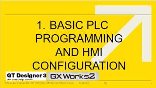 1   Basic Program for PLC and HMI Integration