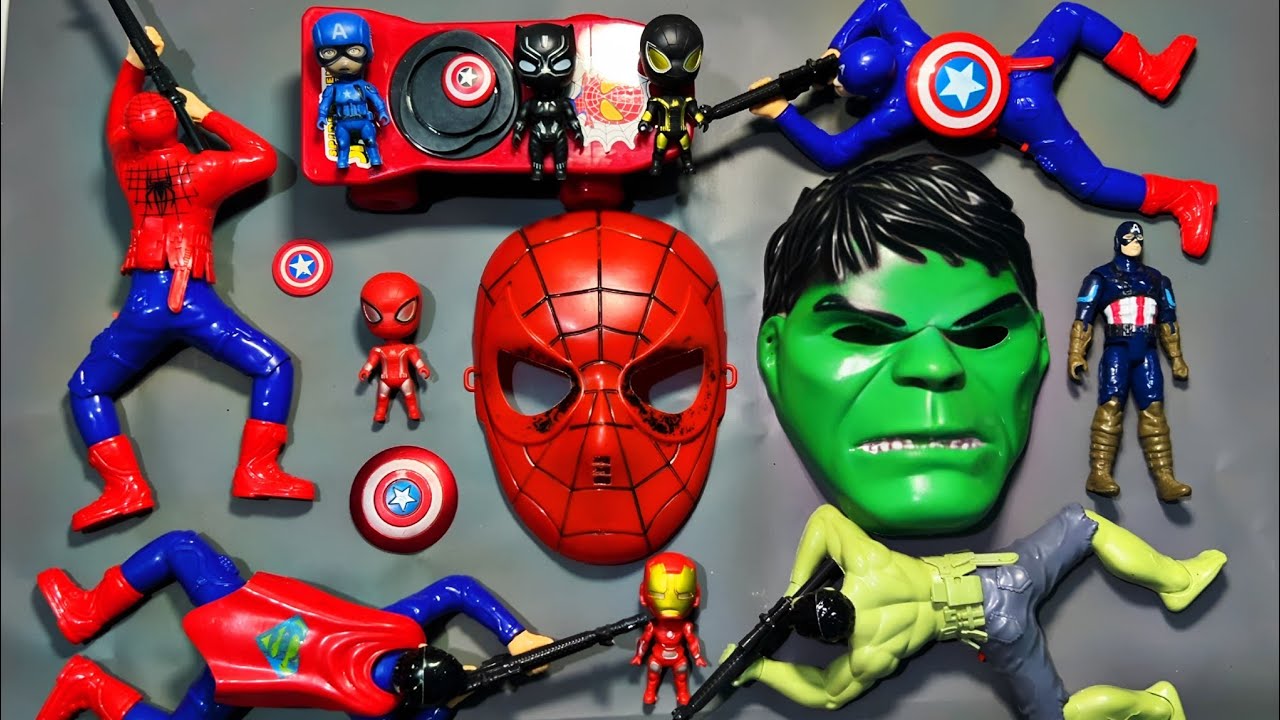 Spider-Man Hulk Batman Ironman Thanos | ASMR Avengers Magic Dance | Unboxing Video Superhero Toys 