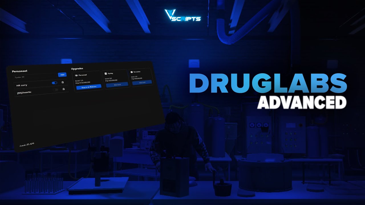 Vertex Scripts - Advanced Drugslabs Script [ESX/QB] - YouTube