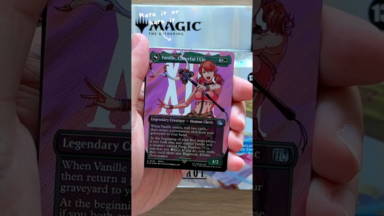 Magic the Gathering Final Fantasy unboxing 