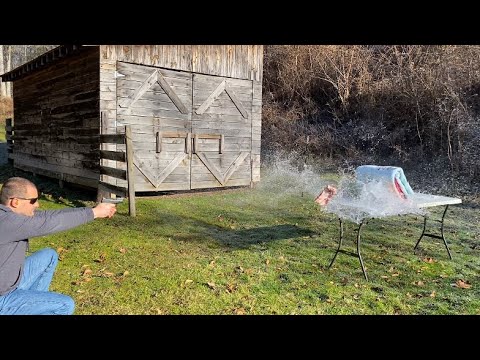 Testing the Winchester Silvertip ammo against a meat target. The results may surprise you!