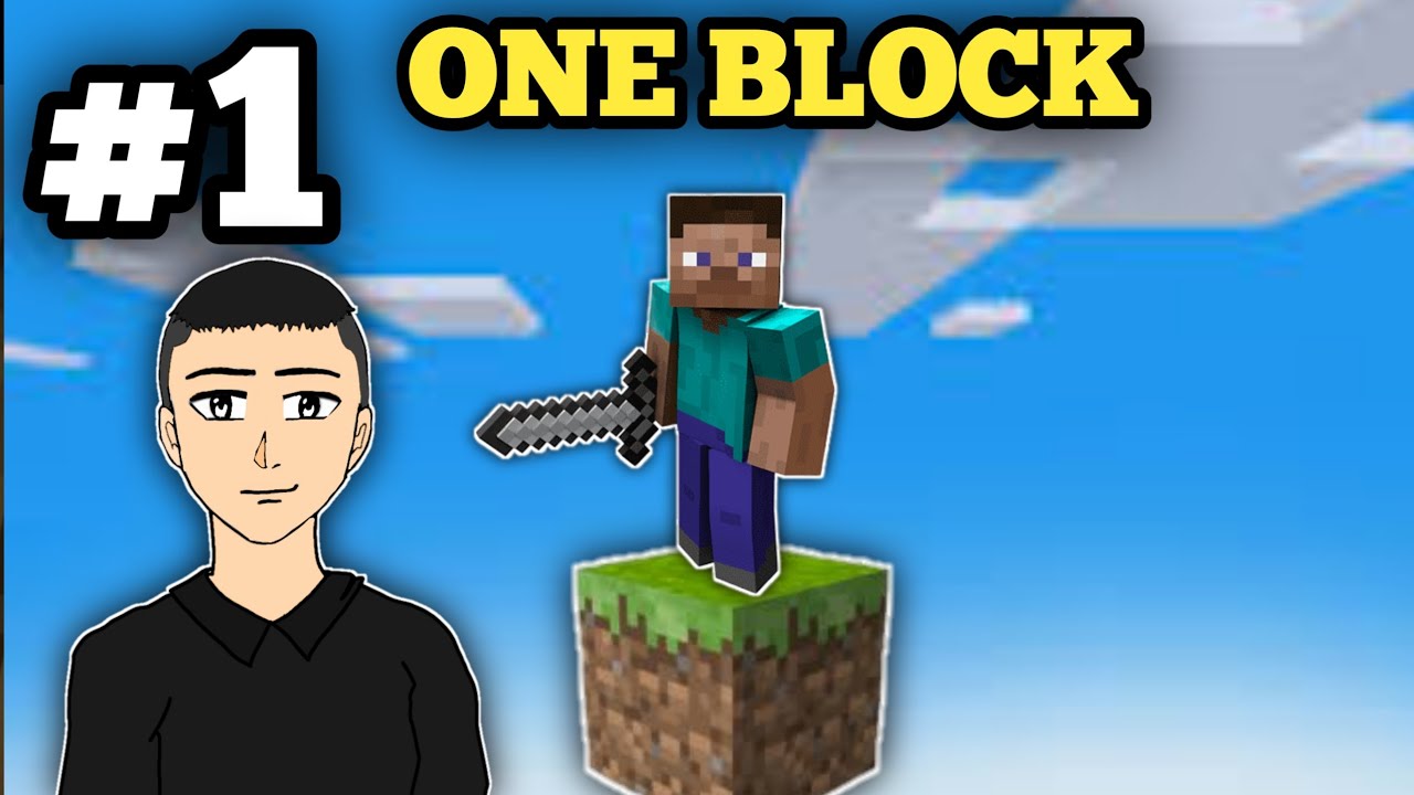 MINECRAFT ONE BLOCK SURVIVAL SERIES EPISODE 1 IN HINDI - YouTube