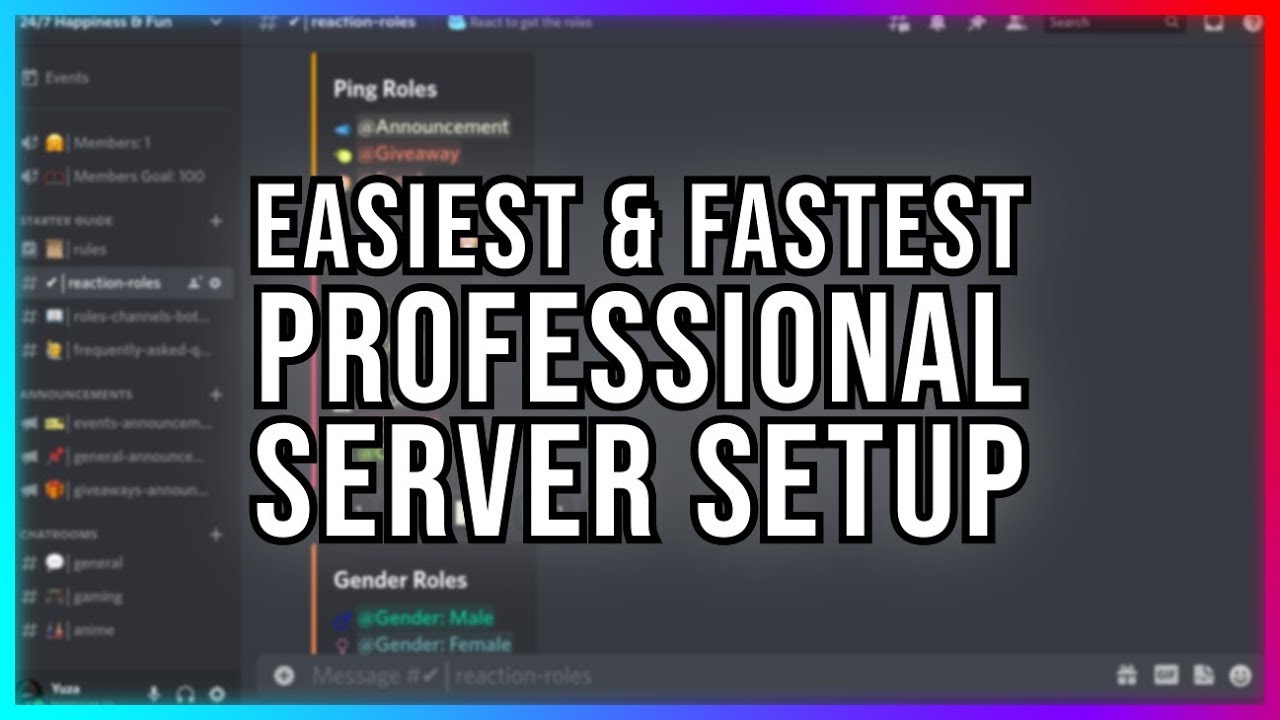 Complete Professional Discord Server Setup