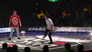 TAISUKE vs ISSEI FINAL BREAK DANCE@LIVE JP FINAL 2014