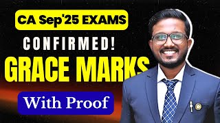 CONFIRMED Grace Marks with Proof 😱 | CA Final & Inter Sep’25 Results Date & Passing %