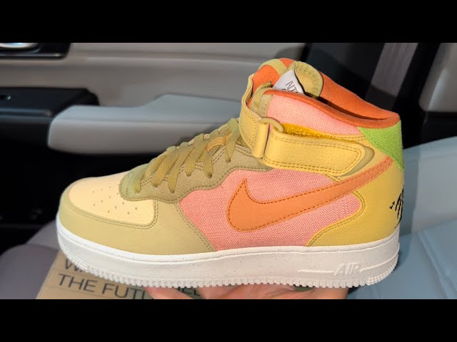 Nike Air Force 1 Mid '07 LV8 Next Nature Sun Club Shoes DQ4530-800