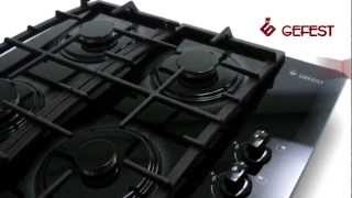 Gefest - презентация - Встраиваемая техника 2011 г. видео Варочная панель электрическая GEFEST СВН 3210 К21 (черный матовый)