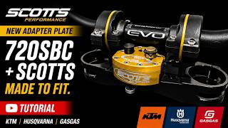 How To Mount A Scotts Stabilizer With The 720SBC | KTM / Husqvarna / GASGAS