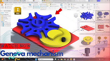 Geneva Wheel Mechanism in Autodesk Inventor – Full 3D Modeling, Assembly and Animation Tutorial!