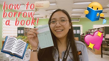 How to borrow a book from the library!