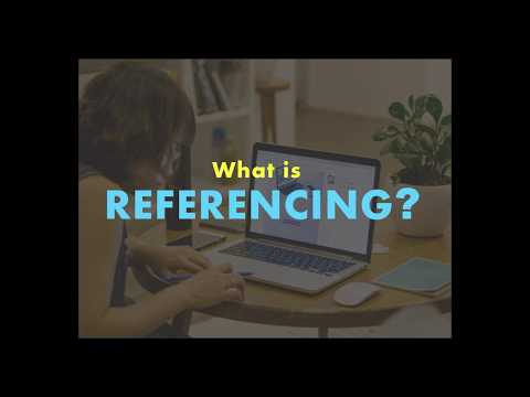 What is referencing?