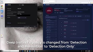Demo of Ragnar Locker Ransomware detected and prevented by Deep Instinct