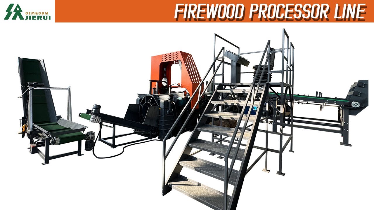 The Fastest and Most Productive Firewood Processor line - YouTube