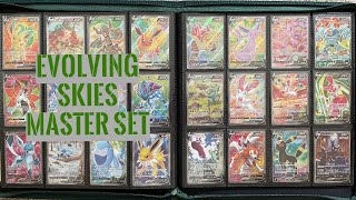 Pokemon Evolving Skies Complete Master Set - 369 Cards   3 Exclusives - Rayquaza VMAX & Eeveelutions