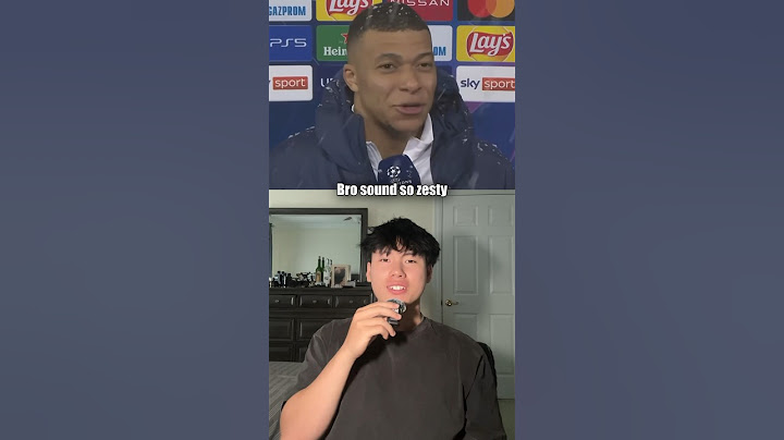 Mbappe talking in French vs talking in English