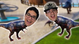 VIRAMOS DINOSSAUROS MEDROSOS NO ZOO KEEPER SIMULATOR!!!