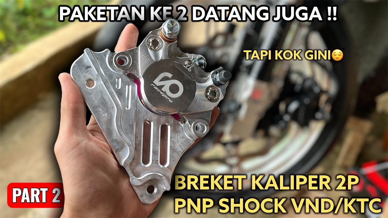 Breket Kaliper 2p pnp shock depan vnd/ktc ‼️#vario125new 