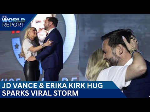 Charlie Kirk Wife And JD Vance | "Cameras Analysing My...": Erika Kirk Amid Row Over Hug With Vance