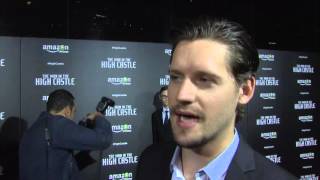 Luke Kleintank at Amazon's "The Man in the High Castle" in NYC