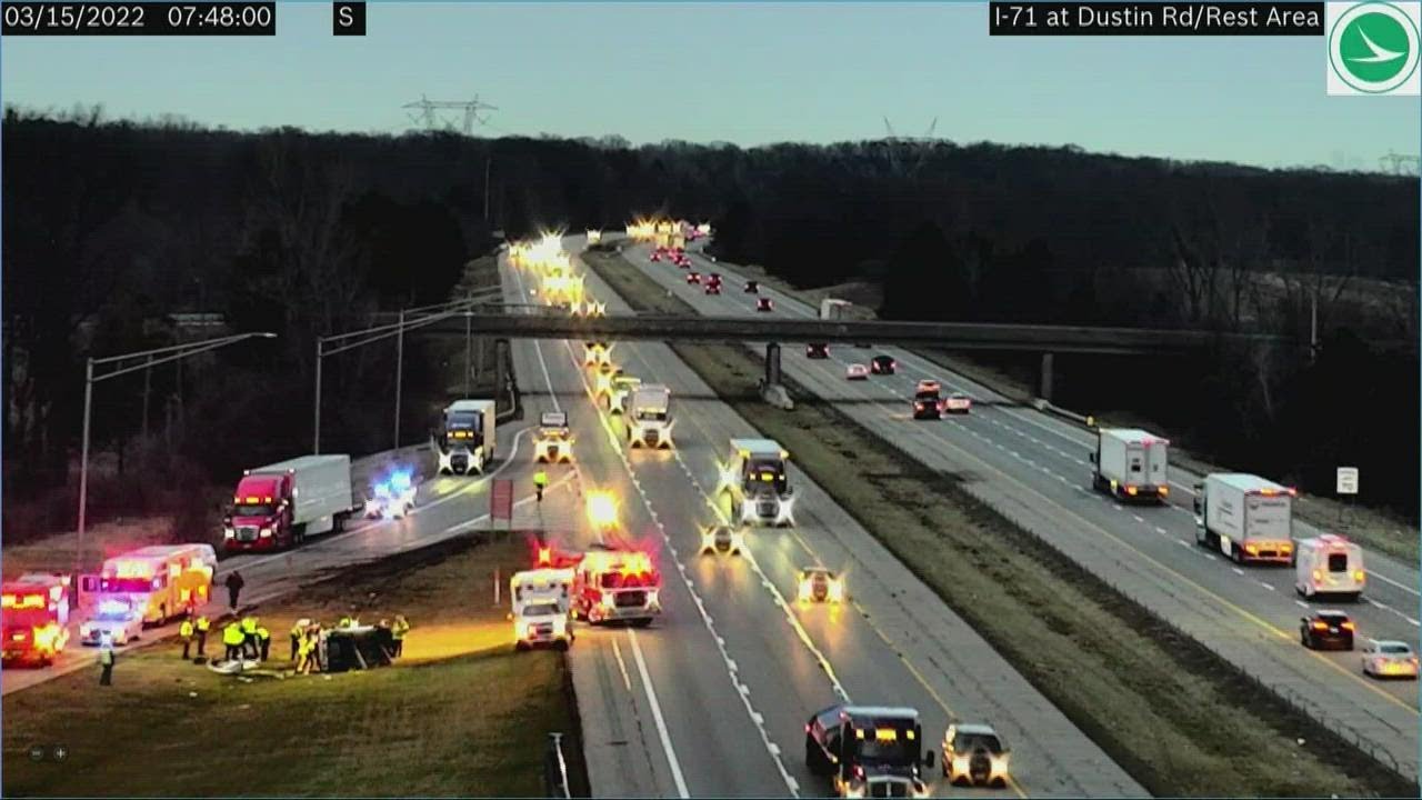 Woman killed in I-71 crash in Delaware County - YouTube