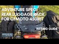 ADVENTURE SPEC CFMOTO 450MT REAR LUGGAGE RACK - FITTING GUIDE