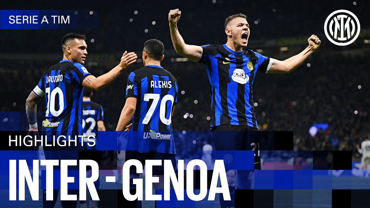 COWABUNGA! 🤙🤙 | INTER 2-1 GENOA | HIGHLIGHTS | SERIE A 23/24 ⚫🔵🇬🇧