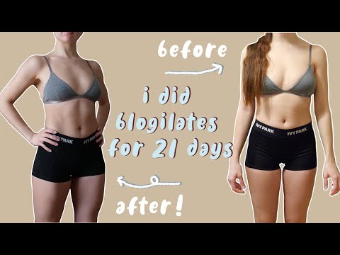 I did blogilates for 21 days + how I stay fit and in tips on getting in shape