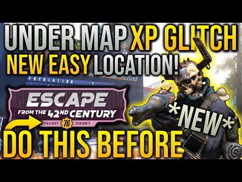 Fallout 76 *NEW* Unlimited XP Glitch - Under Map XP Location! *SOLO* Easier Method for Easy XP!