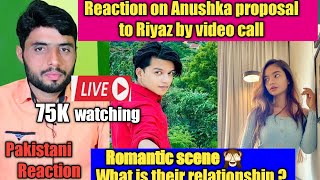 Reaction on Riyaz & Anushka sen live Video call | Reaction on anushka new reels | riyaz new reels screenshot 5