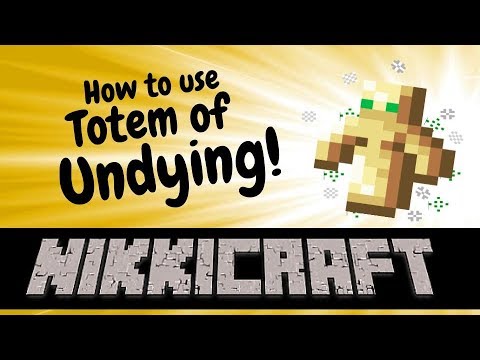 Minecraft | How to use the Totem of Undying! - YouTube