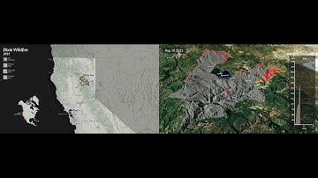 Spread of the Dixie Fire