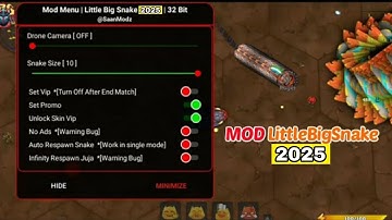 Little Big Snake Mod Menu 2.7.13 | Vip, Unlock Skin, No Ads, Auto Response, etc | LittleBigSnake