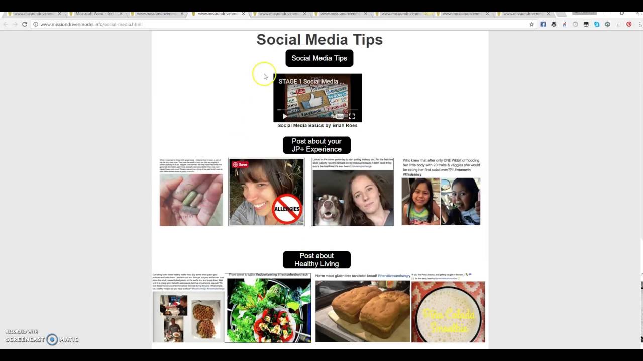 Juice Plus Mission Driven Model Training YouTube