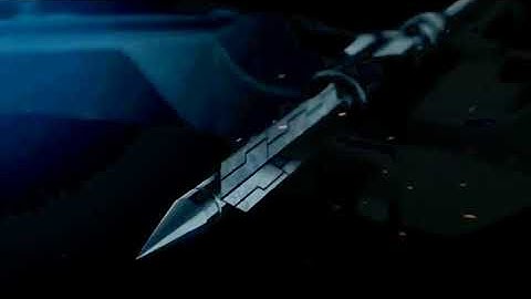 3D arrow & bow intro template without text & logo