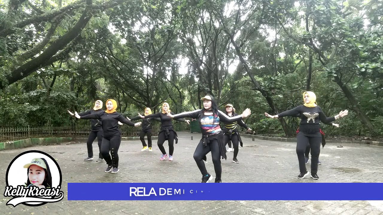 RELA DEMI CINTA || Senam Choreo Kellykreasi Paling GAMPANG untuk diikuti utk semua kalangan usia