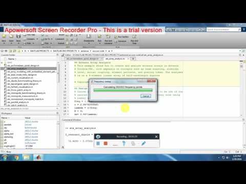 MATLAB ANTENNA ARRAY ANALYSIS