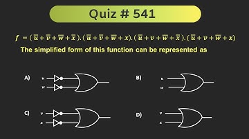 Boolean Function Representation in SOP and POS  form (Digital Electronics) | Quiz # 541