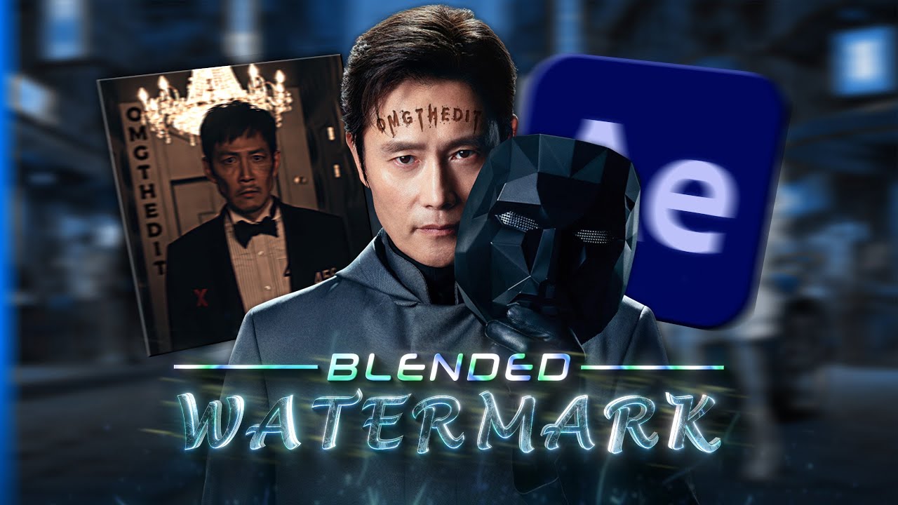How To Make Blended Realistic Watermark | After Effects Tutorial ...