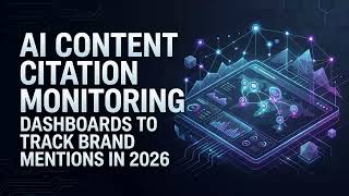 AI Content Citation Monitoring Dashboards to Track Brand Mentions in 2026
