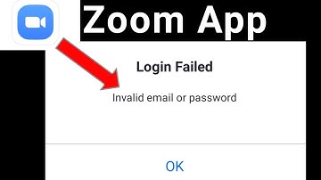 zoom app classes 2022 | zoom app invalid email or password | zoom invalid email or password solution