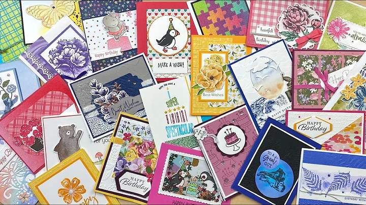 60+ Birthday Cards | The Great, Big Card Swap Vide...