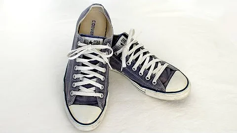 Old used Converse All Star Chuck Taylor shoes blue China - e310 - SOLD