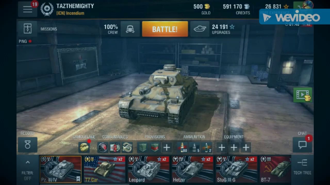 World of Tanks Blitz How I Earn Credits Fast YouTube