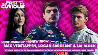 Miami Grand Prix 2024 preview with Max Verstappen, Logan Sargeant & Lia Block!