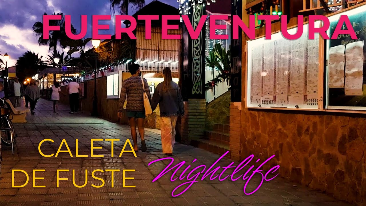 nightlife-fuerteventura-walk-in-caleta-de-fuste-canary-islands
